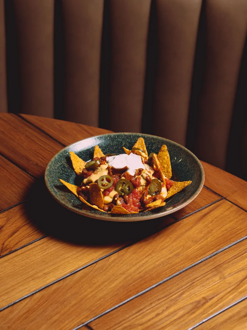 Mixed vegetables and meat in savory bowl